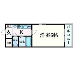 アスヴェル京都御所前Ⅱの物件間取画像